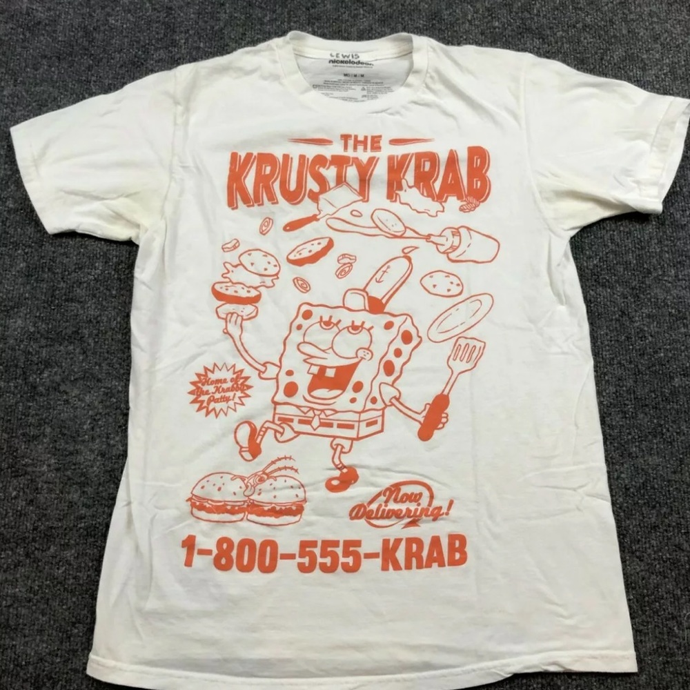 Nickelodeon SBSP “The Krusty Krab” Graphic T-Shirt